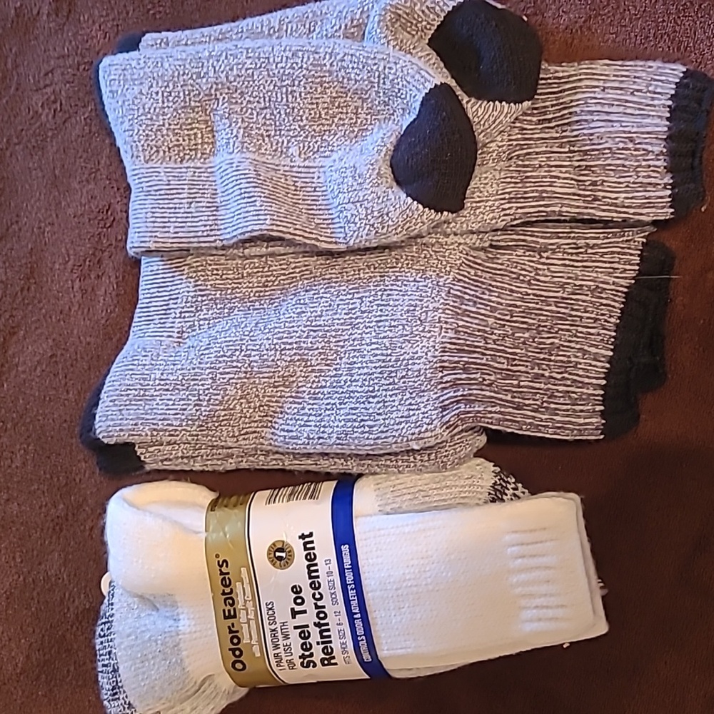 NWT 4 pair heavy men's work socks